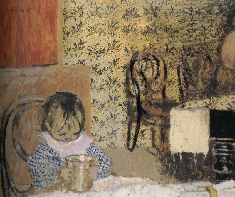 Edouard Vuillard Take any child Norge oil painting art